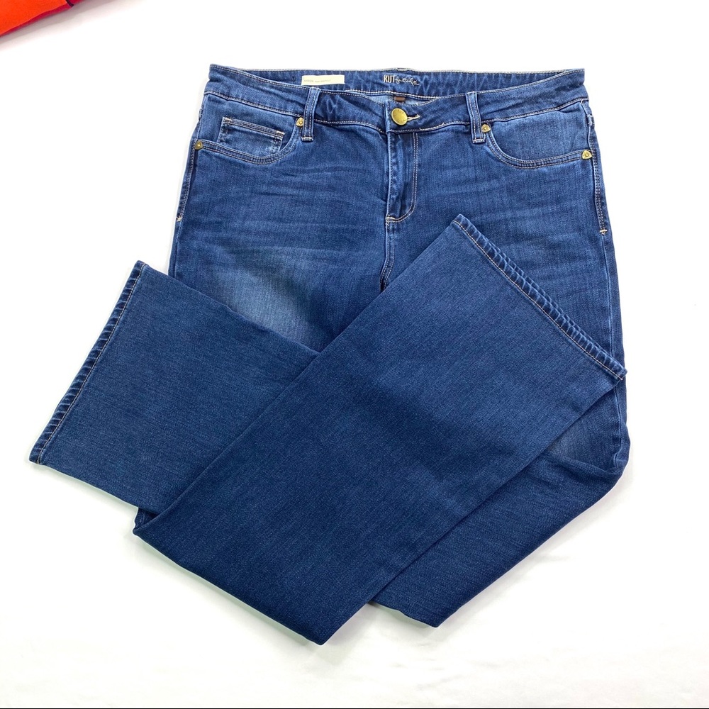 KUT Karen Baby Bootcut Super Soft Blue Denim Jeans